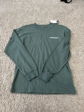 abercrombie kids Long Sleeve Tee in Forest Green